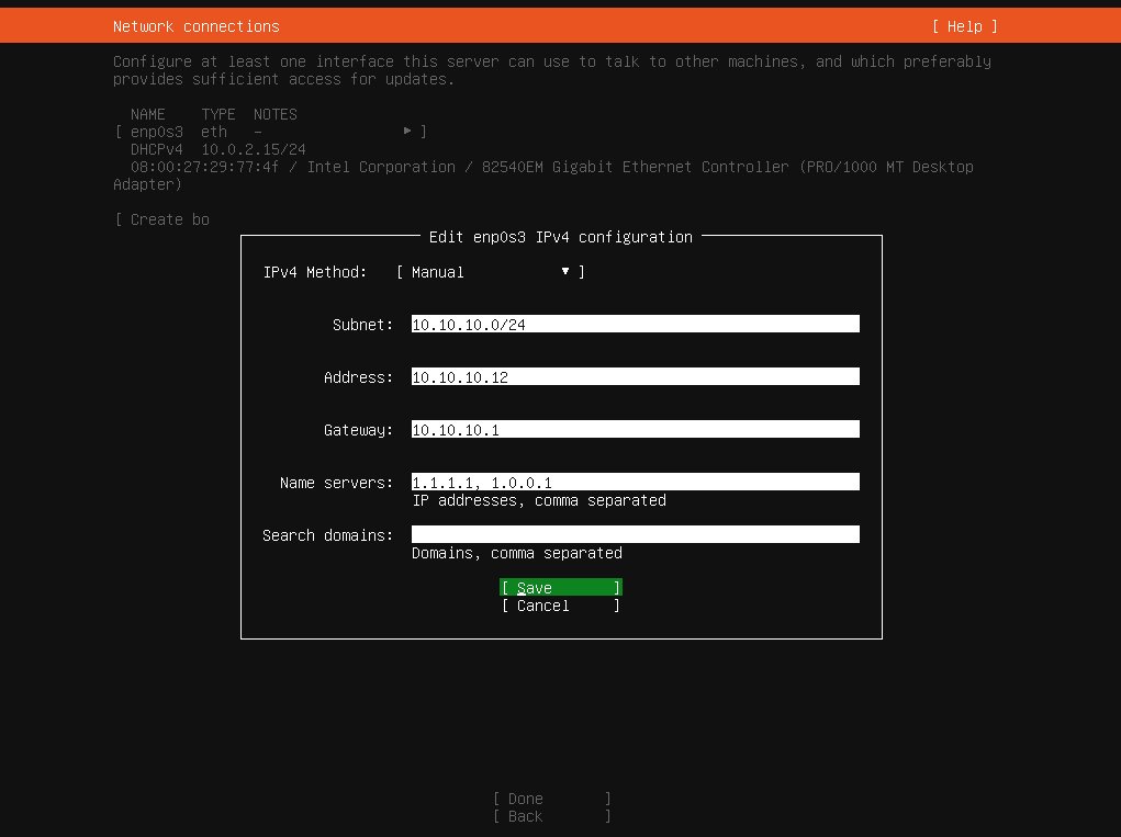 Network Configuration